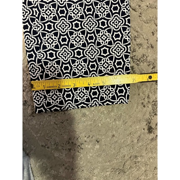 NWT Crown & Ivy Navy/White Power Pop Cropped Pants Sz. 10 - Picture 3 of 9